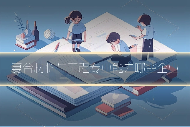 复合材料与工程专业能去哪些企业