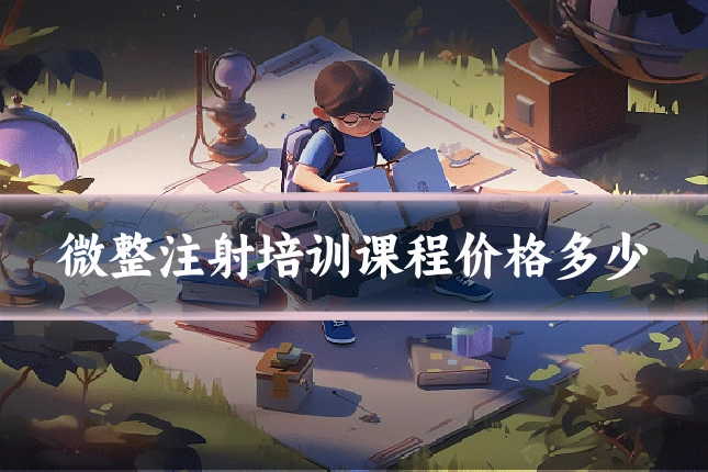 微整注射培训课程价格多少