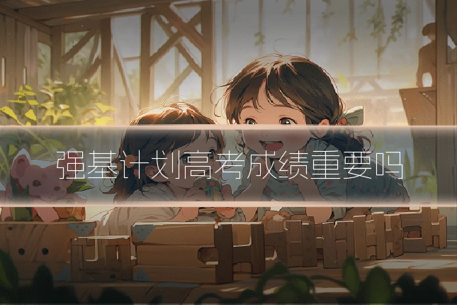 强基计划高考成绩重要吗