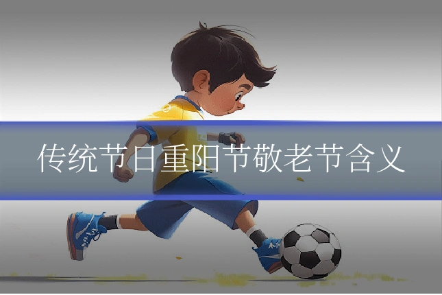 传统节日重阳节敬老节含义