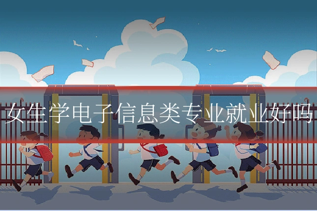 女生学电子信息类专业就业好吗