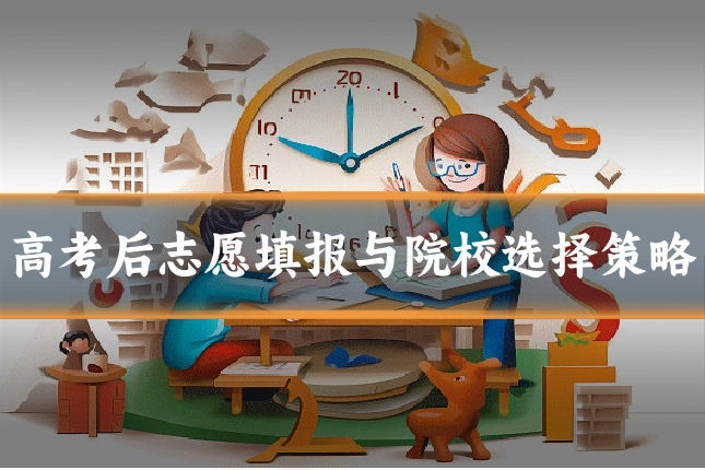 高考后志愿填报与院校选择策略