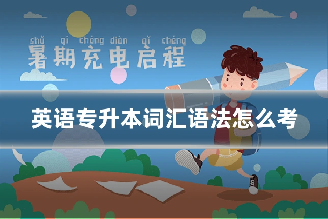 英语专升本词汇语法怎么考