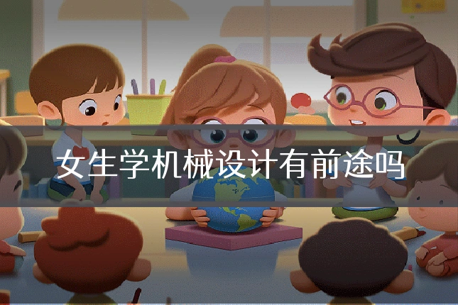 女生学机械设计有前途吗