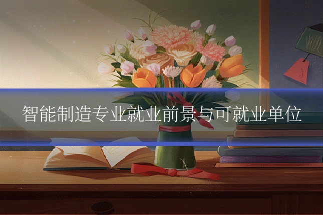 智能制造专业就业前景与可就业单位