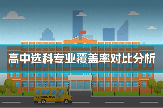 高中选科专业覆盖率对比分析