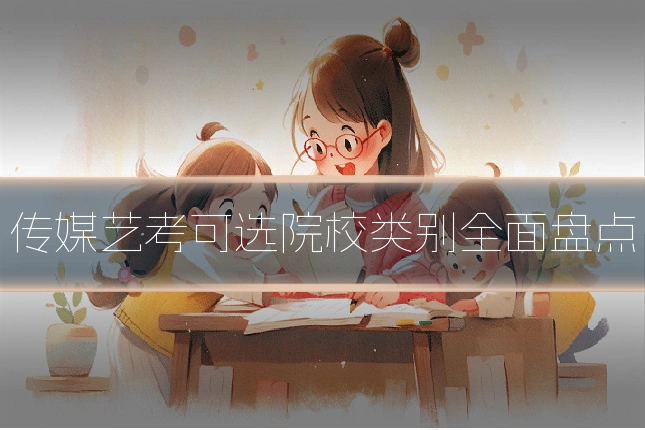 传媒艺考可选院校类别全面盘点
