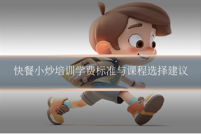 快餐小炒培训学费标准与课程选择建议