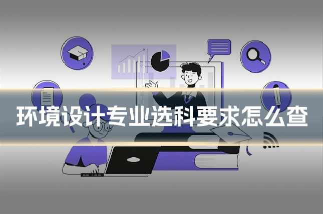 环境设计专业选科要求怎么查