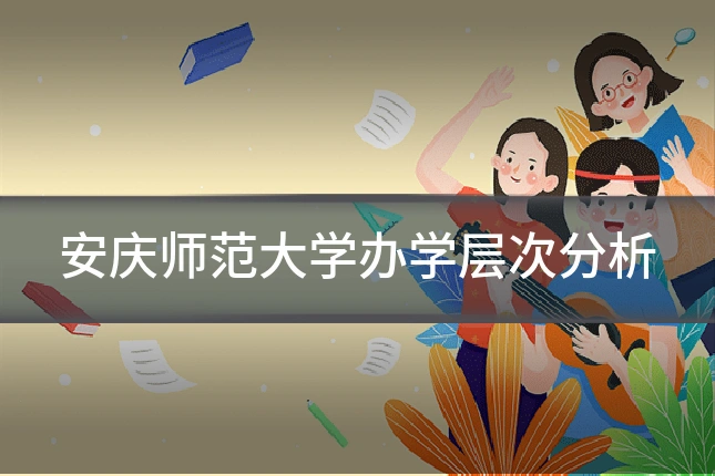 安庆师范大学办学层次分析