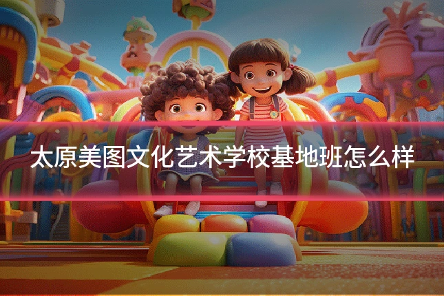 太原美图文化艺术学校基地班怎么样