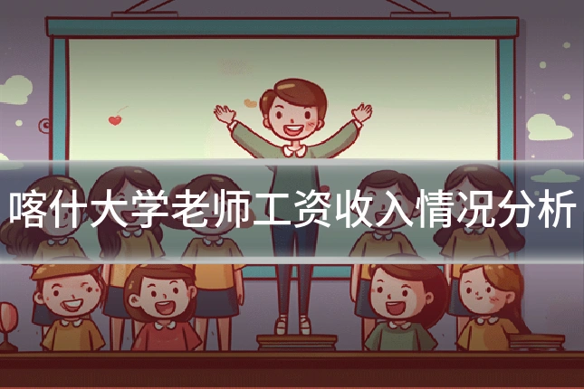 喀什大学老师工资收入情况分析