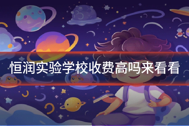 恒润实验学校收费高吗来看看