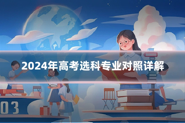 2024年高考选科专业对照详解