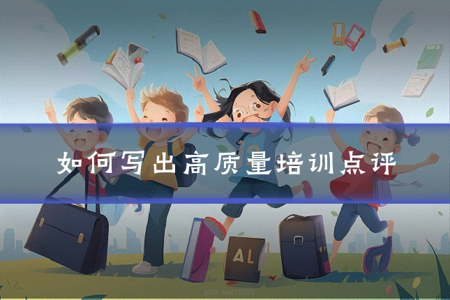 如何写出高质量培训点评