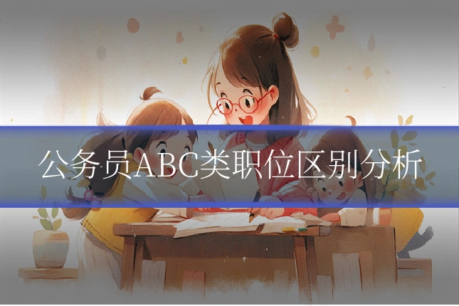 公务员ABC类职位区别分析