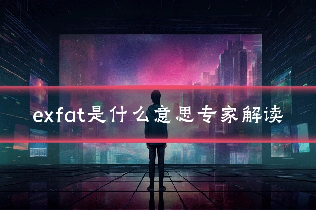 exfat是什么意思专家解读
