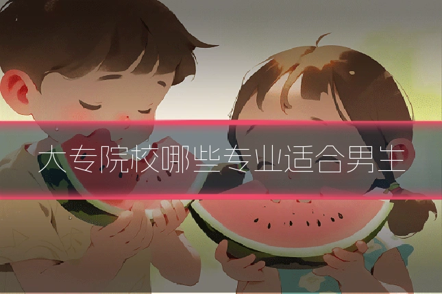 大专院校哪些专业适合男生