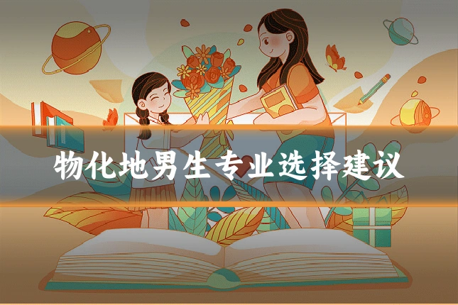 物化地男生专业选择建议