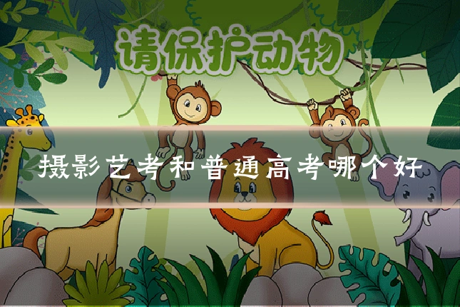 摄影艺考和普通高考哪个好