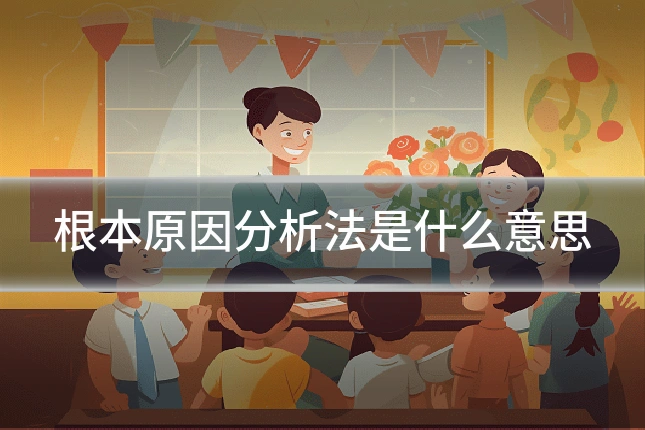 根本原因分析法是什么意思