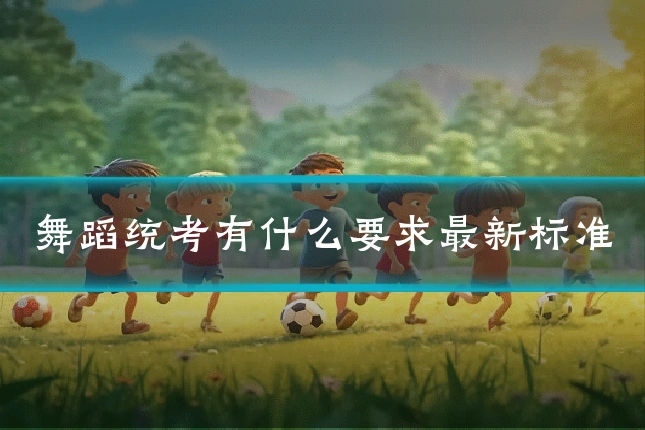 舞蹈统考有什么要求最新标准