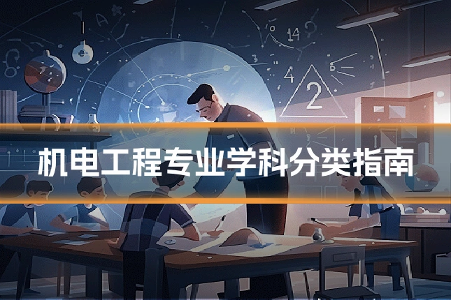 机电工程专业学科分类指南