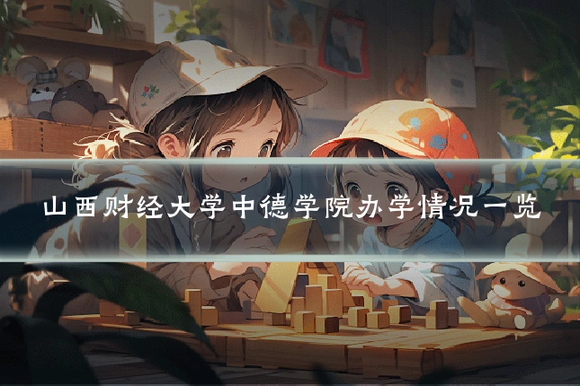 山西财经大学中德学院办学情况一览