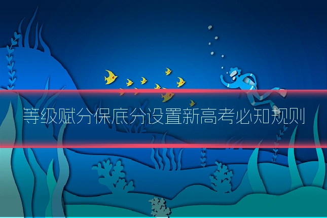 等级赋分保底分设置新高考必知规则