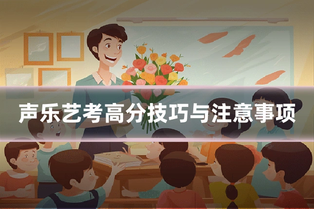 声乐艺考高分技巧与注意事项