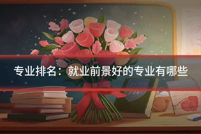 专业排名：就业前景好的专业有哪些