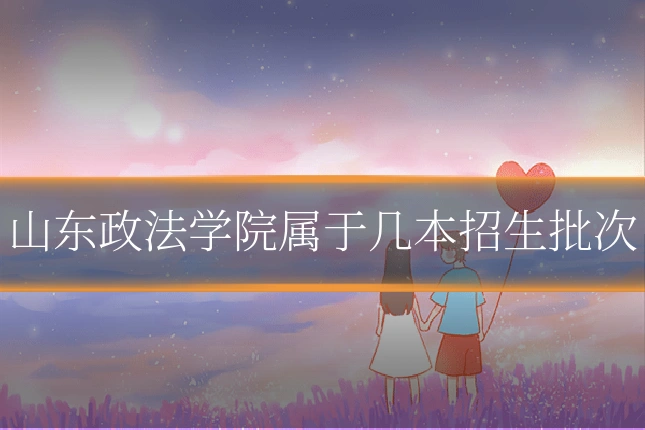山东政法学院属于几本招生批次