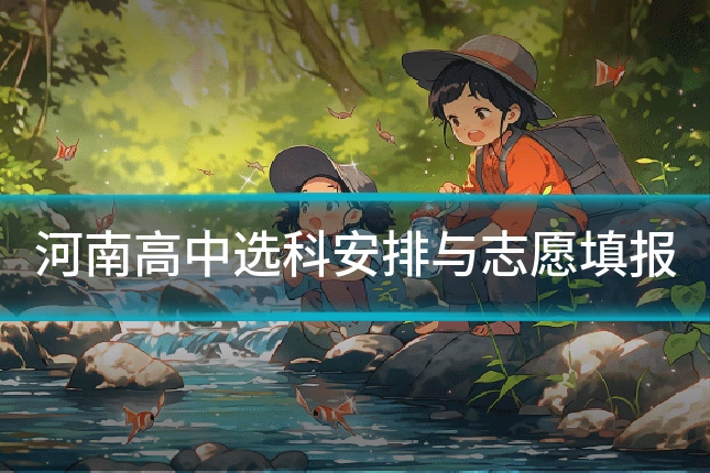 河南高中选科安排与志愿填报