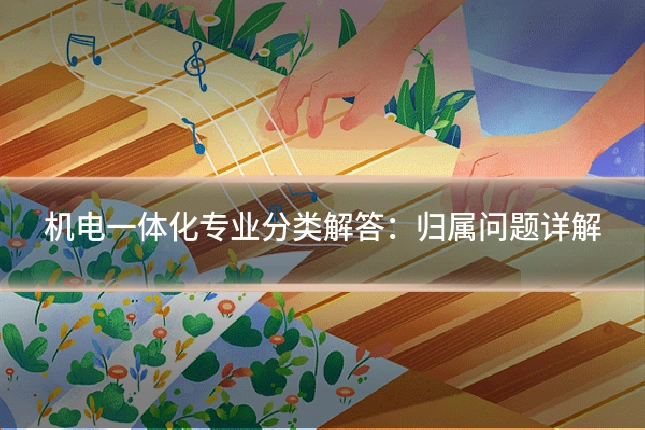机电一体化专业分类解答：归属问题详解