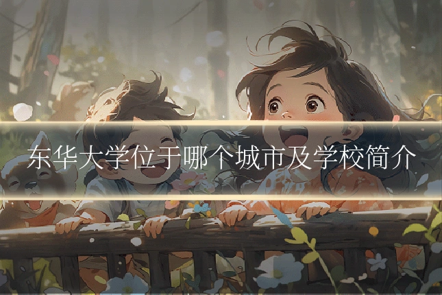 东华大学位于哪个城市及学校简介
