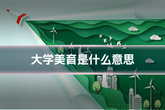 大学美育是什么意思