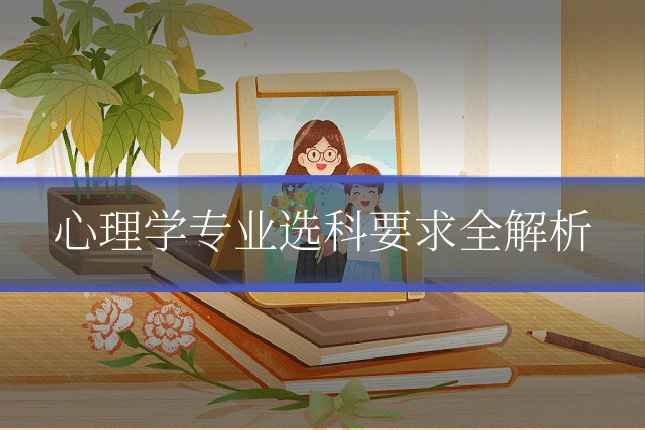 心理学专业选科要求全解析