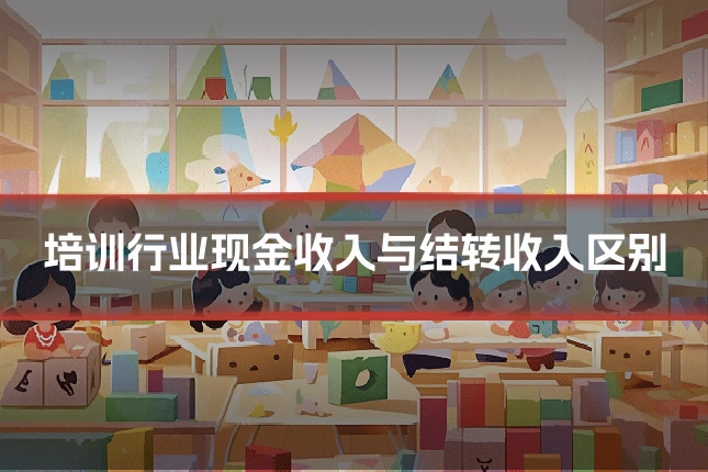 培训行业现金收入与结转收入区别