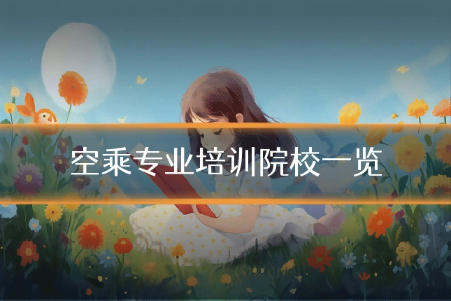 空乘专业培训院校一览