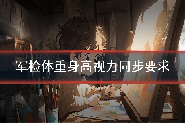 军检体重身高视力同步要求