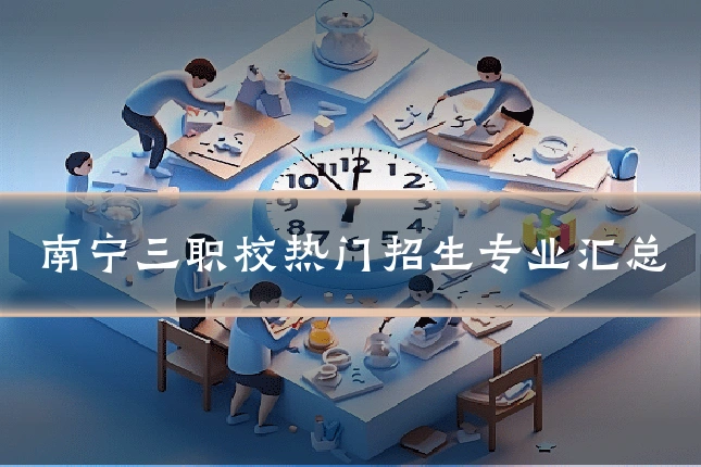 南宁三职校热门招生专业汇总