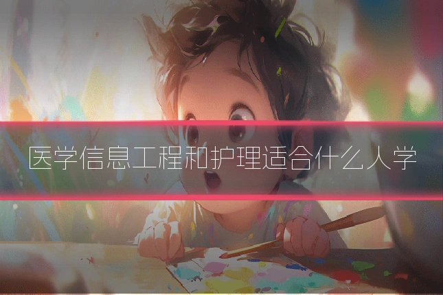 医学信息工程和护理适合什么人学