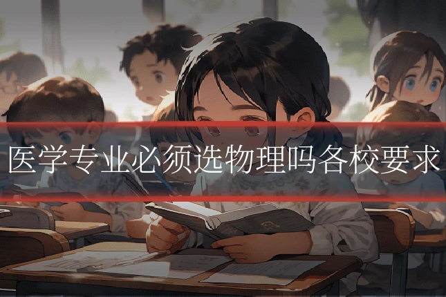医学专业必须选物理吗各校要求