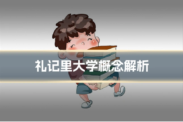 礼记里大学概念解析