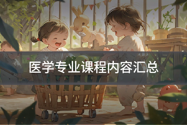 医学专业课程内容汇总