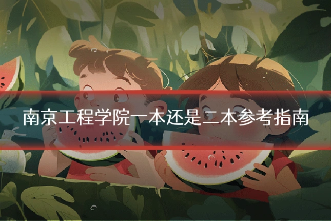 南京工程学院一本还是二本参考指南