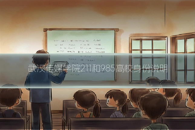 武汉传媒学院211和985高校身份说明