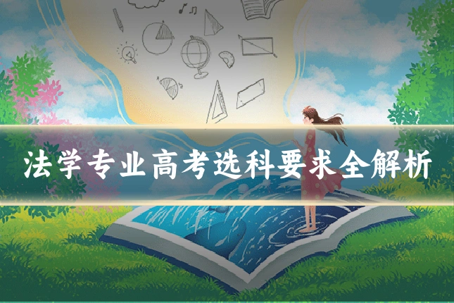 法学专业高考选科要求全解析