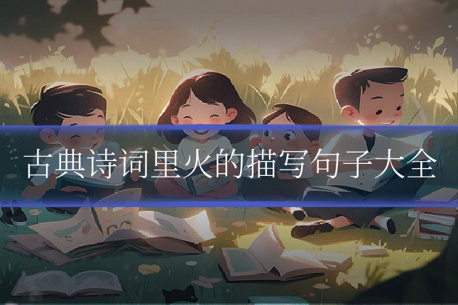 古典诗词里火的描写句子大全