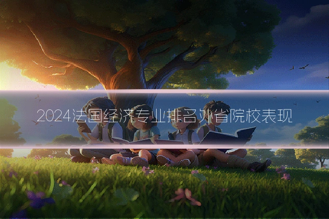 2024法国经济专业排名外省院校表现